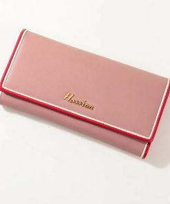 Men Women Long Leather Wallet, 19*10cm