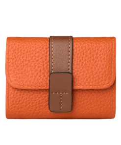 Vintage Style Leather Wallet, 10*9cm