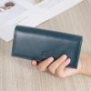 Multi-function Coin Purse Leather Card Holder Wallet, 19*10cm