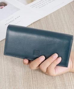 Multi-function Coin Purse Leather Card Holder Wallet, 19*10cm