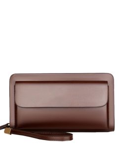 Leather Wallet Card Holder Purse, 19*10cm