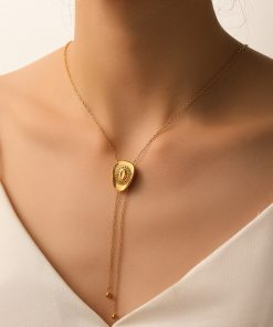 Elegant Long Sweater Necklace