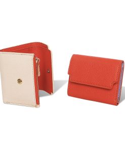 Leather Custom Card Holder Wallet for Women, 11*10*5cm