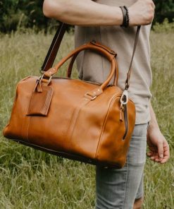 Stylish Leather Vintage Travel Bags, 50*23*28cm