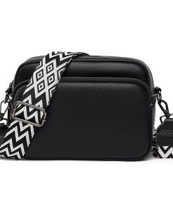 Trendy Men Leather Outdoor Cross Body Messenger Bag, 24*7*18cm