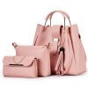 Cross Body Leather Handbags and Purses Set