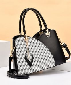 Women's Leather Crossbody Chain Shoulder Bag, 21*12cm