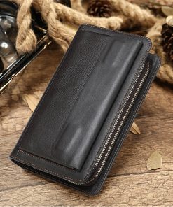 Leather Wallet Case Card Holder, 19*10cm