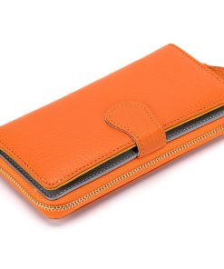 Leather Credit Card Holder Smart Wallet Holder, 19*10cm