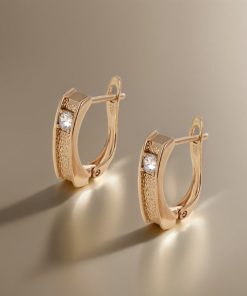Square Pendant Drop Earrings