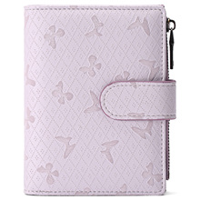 Fashion Casual  Leather Short Wallet， 9*5cm