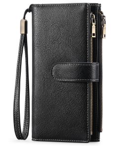Vintage Credit Card Holder Leather Wallet, 19.5*10.5*3cm