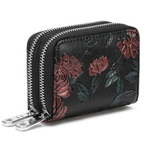 Fashion Leather Credit Card Holder Short Wallet, 15*10cm