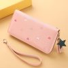 Card Leather Women Purse Ladies Wallet, 19*10cm