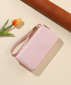 Vintage Leather Wallets Card Holders Organizer， 19.5*10.5*3cm
