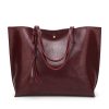 Oversized Leather Tote Shopping Bag 47*31*11cm / 59*36*13cm