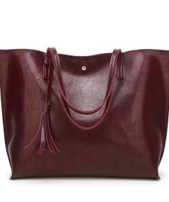 Oversized Leather Tote Shopping Bag 47*31*11cm / 59*36*13cm