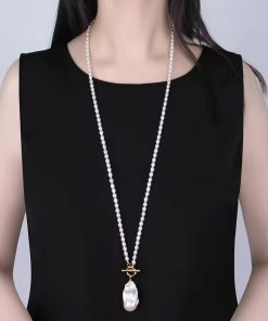 Long Pearl Necklace