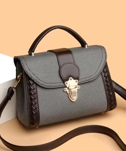 Practical pulled double shoulder strap & shoulder bag