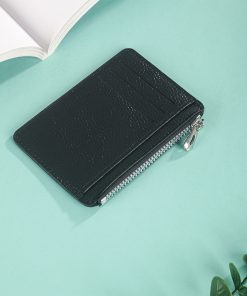 Leather  Card Holder Short Wallet， 11 x 8.5 x 3.5cm