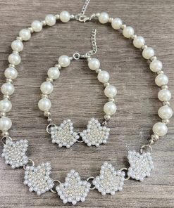 Elegant Bracelet Necklace Set