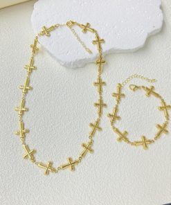 Fashion Bracelet Necklace Set