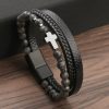 3 pcs Leather Bangle
